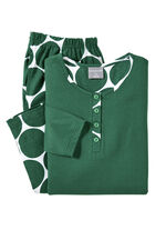 Zweierpack Schlafanz&uuml;ge mit Knopfleiste, langer Hose und Taschen 