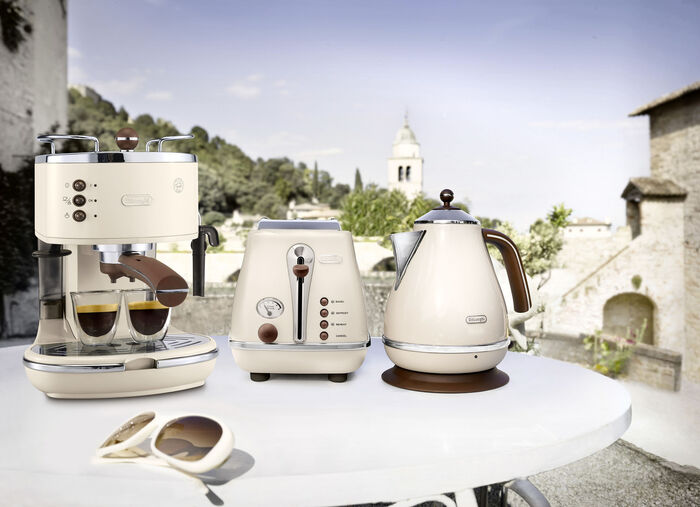 «De Longhi» Frühstücksserie im Vintage Design CREME