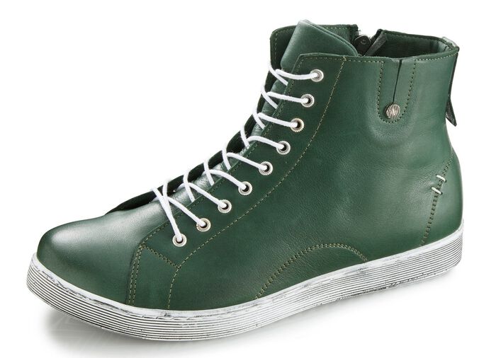 Schn&uuml;r-Stiefelette aus hochwertigem Leder TANNE