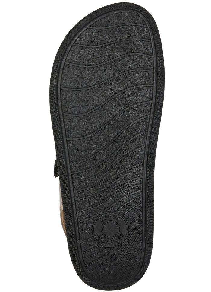 Gemini Sandale aus Rind-Nappaleder TAUPE