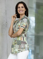 Shirt-Tunika im Ethno-Look 
