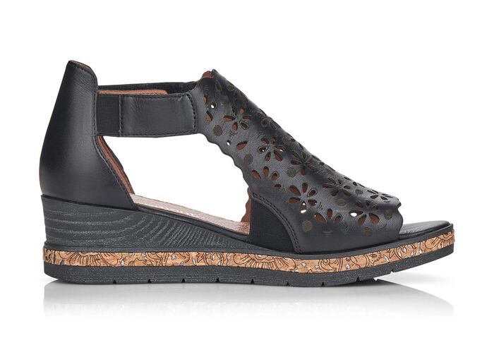 Sandale mit Klettverschluss SCHWARZ