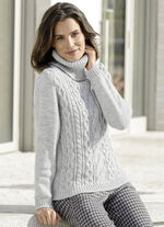 Pullover in Grobstrick