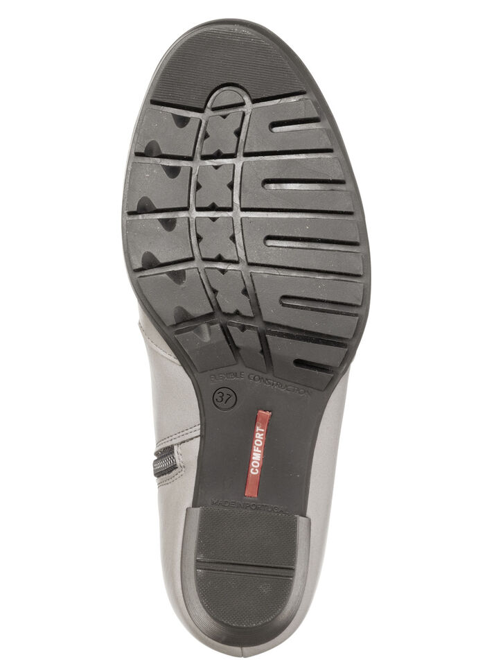 ELENA EDEN, modische Damen-Stiefeletten, Weite G, mit herausnehmbarem Fussbett HELLGRAU