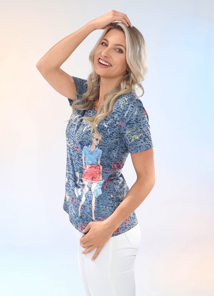 Pfiffiges Shirt in 2 Farben 