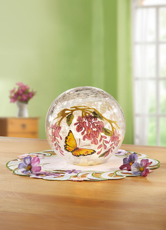Glaskugel mit Beleuchtung 