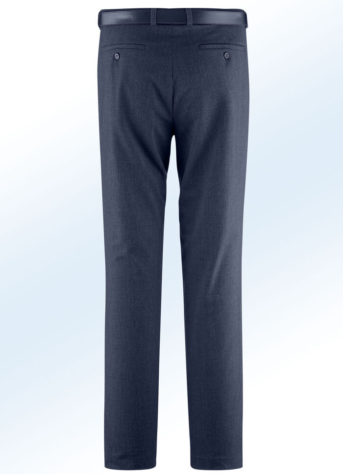 «Klaus-Modelle»-Hose mit Gürtel in 5 Farben MARINE