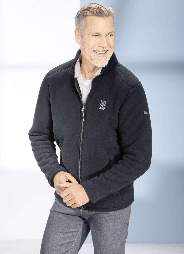 Fleecejacke von «LPO» SCHWARZ
