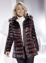 Daunenjacke in 2 Farben KASTANIE