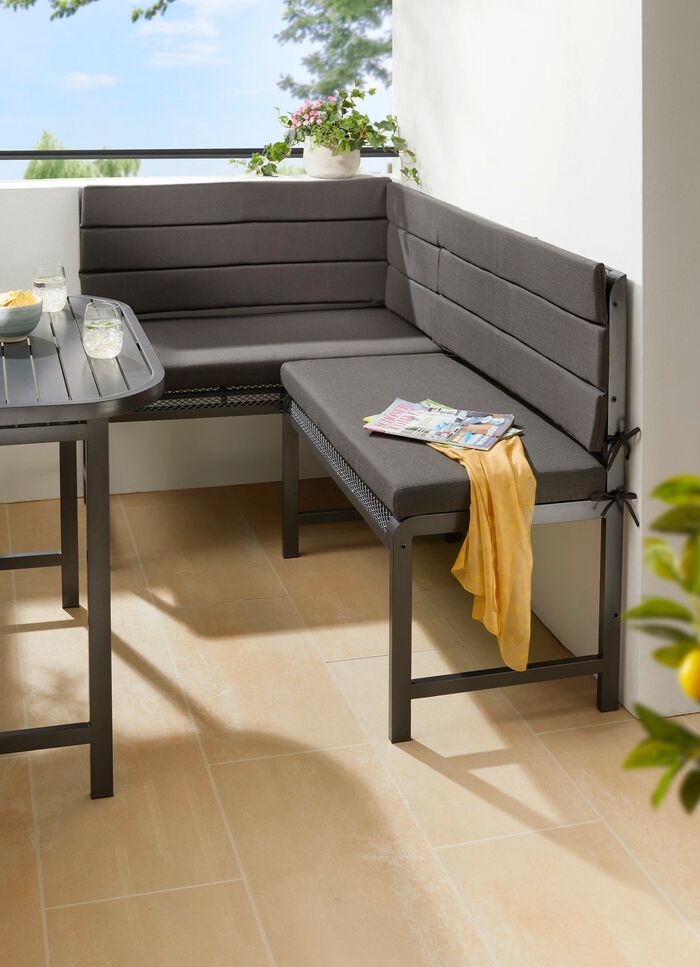 Auflagen-Set f&uuml;r Balkon-Eckbank &laquo;Elos&raquo; 
