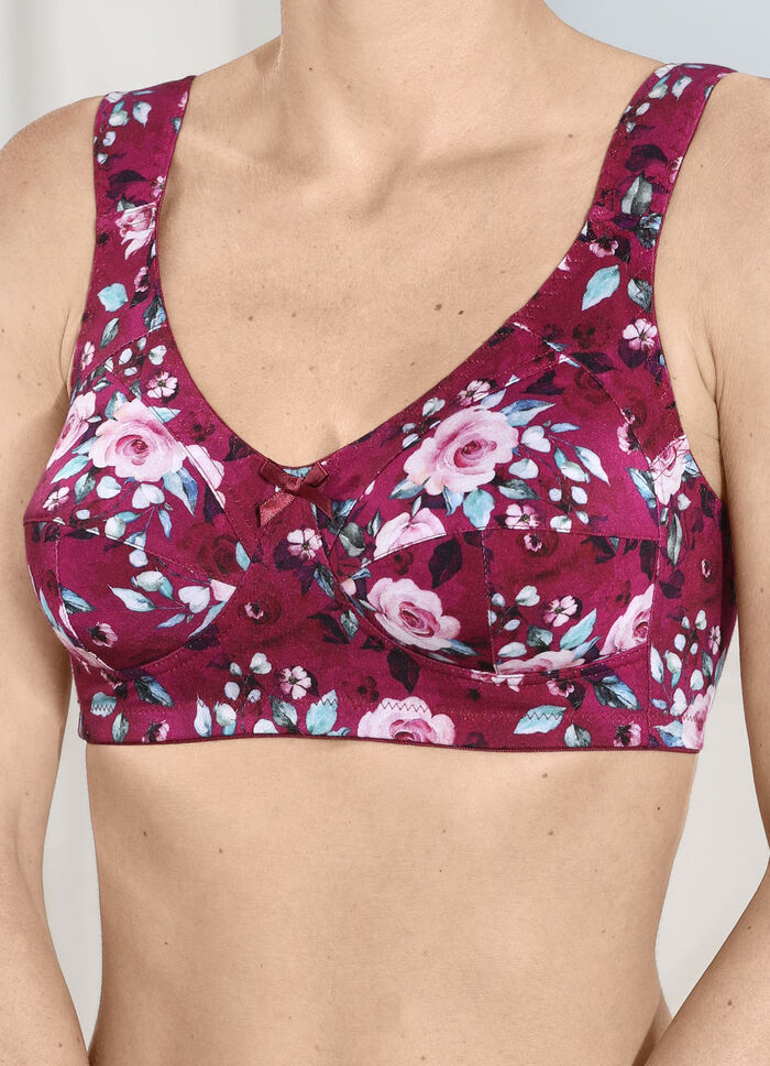 BH mit farbharmonischem Floraldessin 