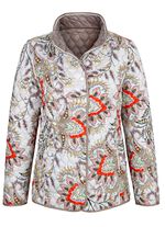 Wendejacke mit grafischem Steppmuster 