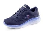 SKECHERS, sportliche Damen-Sneaker, aus Meshmaterial DUNKELBLAU