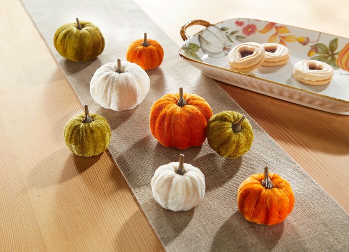 Deko-K&uuml;rbisse, 8er-Set 