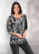 Geschmackvolles Shirt mit 3/4-langen &Auml;rmeln 