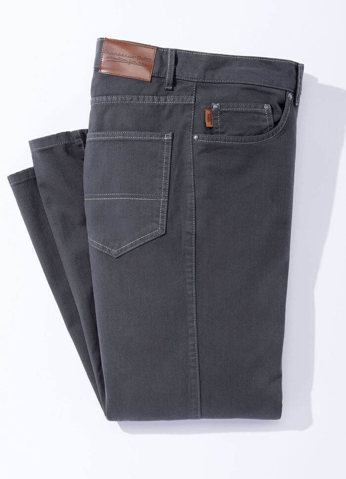 «Francesco Botti»-Hose in 5 Farben GRAU