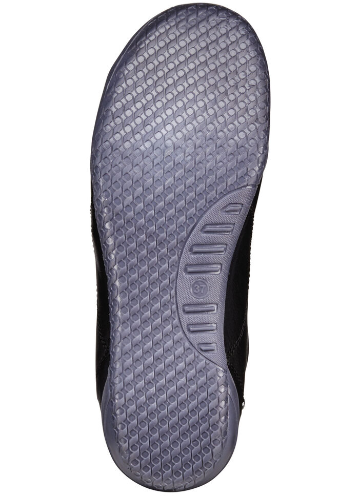 Andrea Conti, klassische Damen-Schnürschuhe, mit herausnehmbarem Lederfussbett SCHWARZ