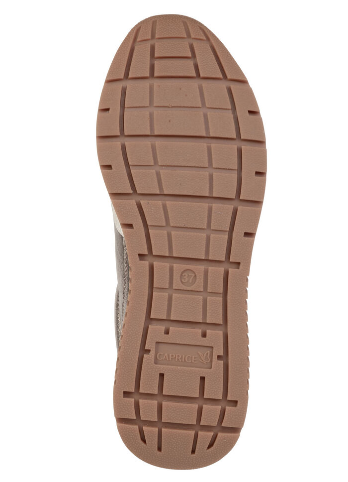 Caprice, trendige Damen-Sneaker, Weite G, mit herausnehmbarem Fussbett COGNAC-ALTGOLD