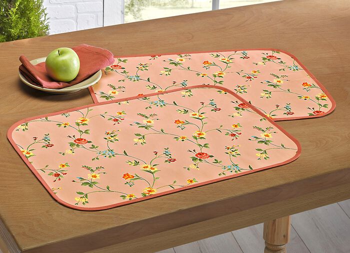 Tischdekoration mit bunten Blümchen-Motiven TERRA