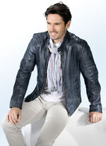 Lederkurzjacke von «Gipsy» 
