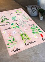 K&uuml;chenl&auml;ufer und -teppich &laquo;Kr&auml;uter&raquo; 