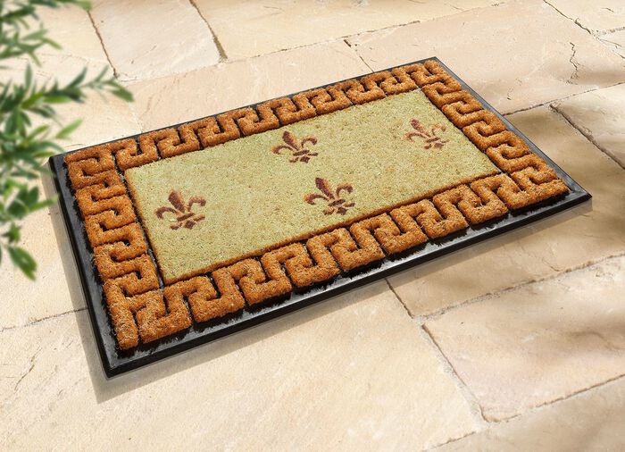 Fussmatte mit rutschhemmender R&uuml;ckseite 