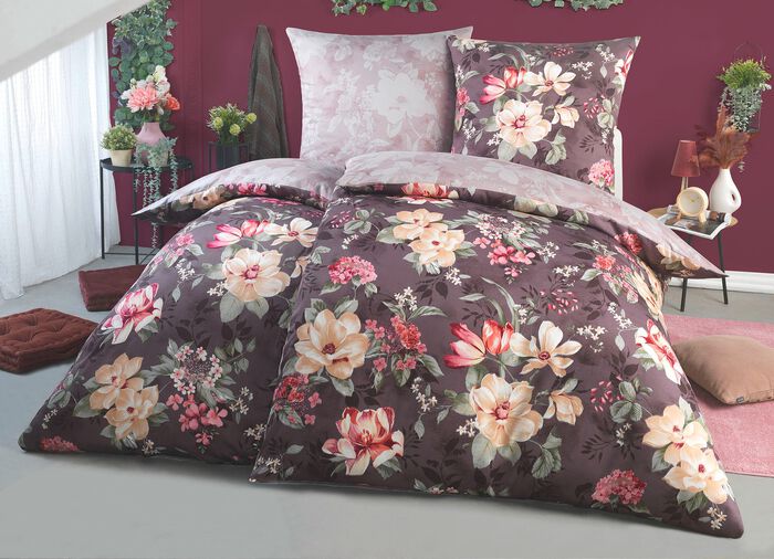 Bettw&auml;sche-Garnitur BRAUN