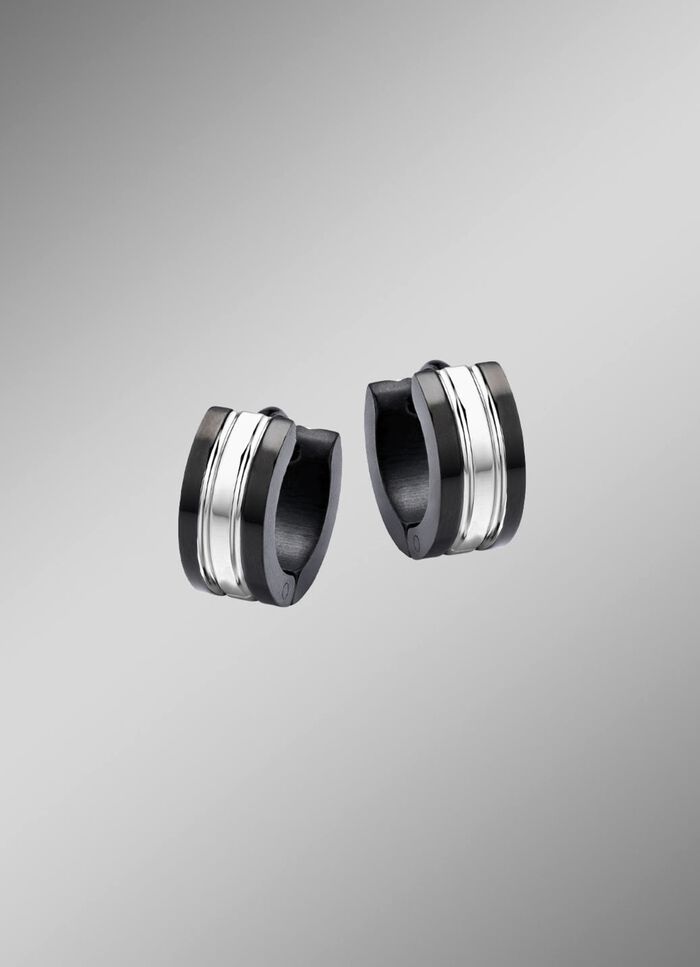 Gl&auml;nzende Klappcreolen 