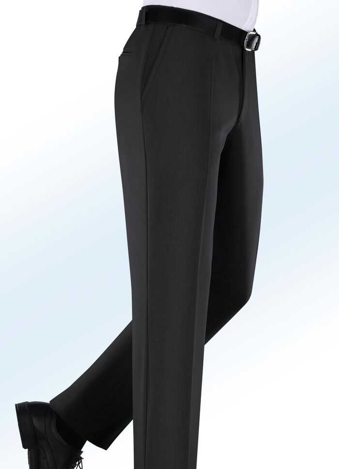 «Klaus Modelle»-Unterbauchhose mit Seitentaschen SCHWARZ