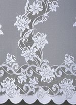 Blumenfenster-Vorhang mit Faltenband 