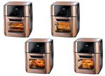 10-in-1 Hei&szlig;luft-Fritteuse SCHWARZ-ROS&Eacute;GOLD