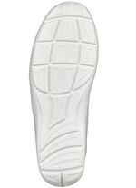 Waldl&auml;ufer, bequeme Damen-Slipper, Weite H, mit herausnehmbarem Fussbett NATURWEISS