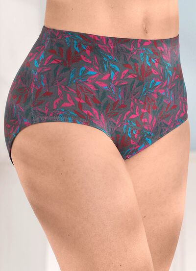 Laurina Viererpack Slips mt buntem Druckdessin 