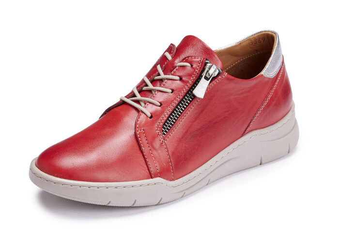 Gemini Schnürschuh aus Rind-Nappaleder ROT