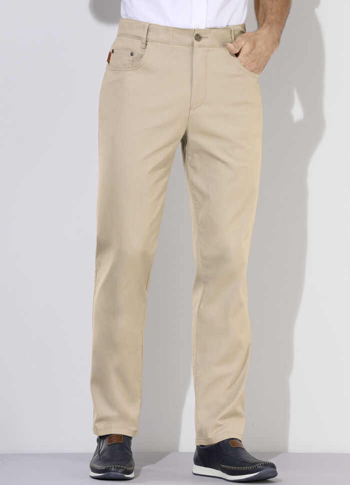 Bequeme «Francesco Botti»-Hose in 4 Farben BEIGE