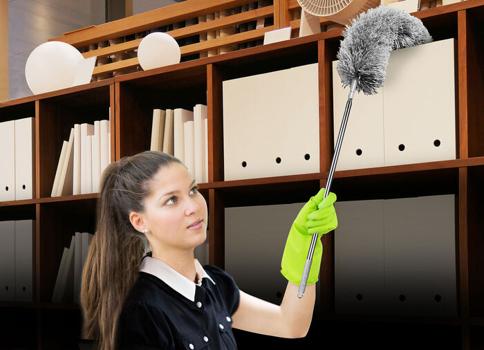 Teleskop-Staubwedel-Set, 6-teilig, von Clever Clean 