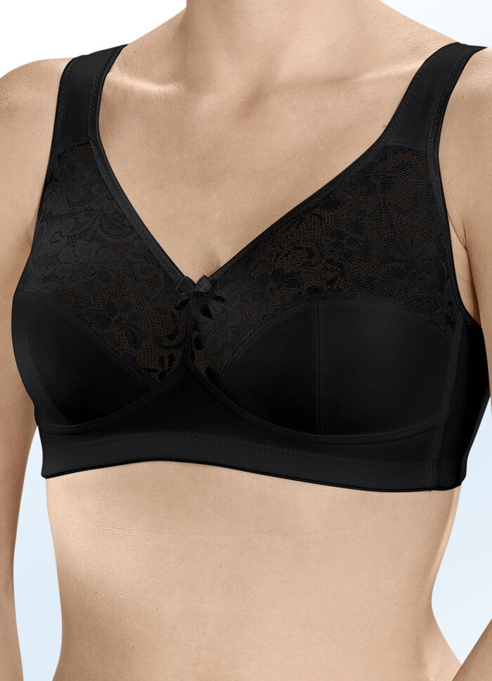 Zweierpack Susa BH mit Baumwolle 1X WEISS, 1X SCHWARZ