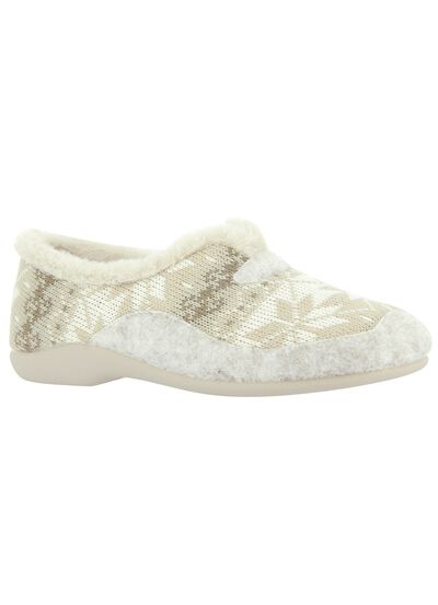 Kuschelige Hausschuhe mit herausnehmbarem Fussbett 