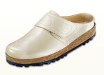 Haflinger-Lederclog aus weichem Rindleder BEIGE