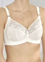 Rosa Faia BH mit dezentem Streifendessin