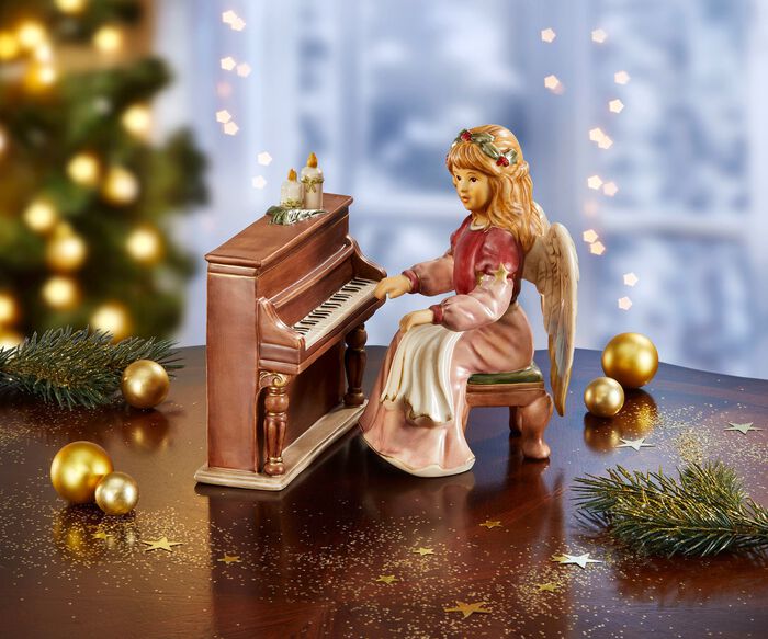 Schutzengel Gloria aus Feinsteingut 