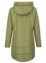 Steppjacke mit fester Kapuze 