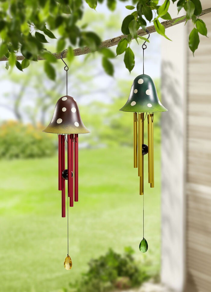 Handbemaltes Klangspiel ROT