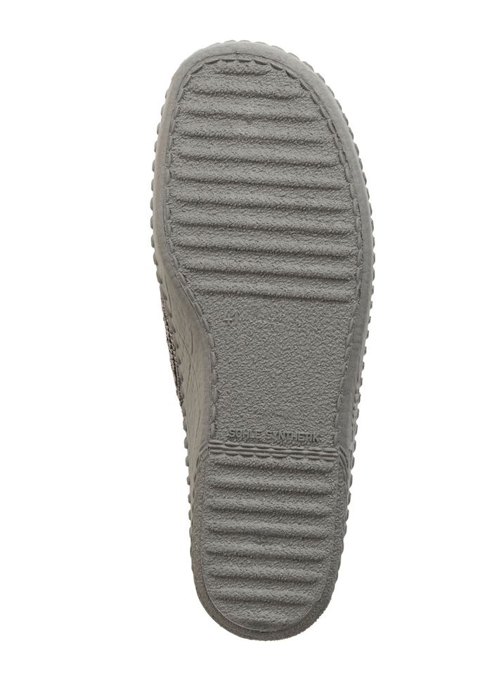 Textil-Pantoffel mit anatomisch geformtem Fussbett 