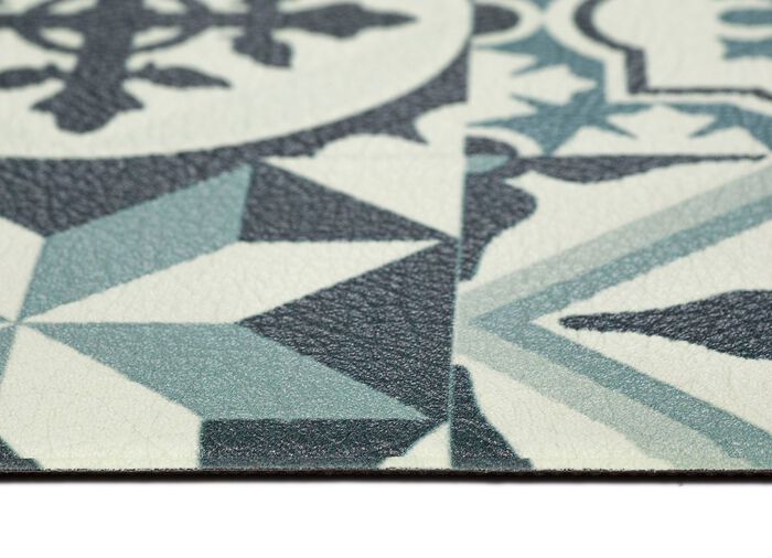 Strapazierf&auml;higer K&uuml;chenl&auml;ufer und -teppich im Fliesen-Design 