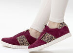 Peter Kaiser, trendige Damen-Sneaker, mit herausnehmbarem Fussbett BORDEAUX-BRAUN