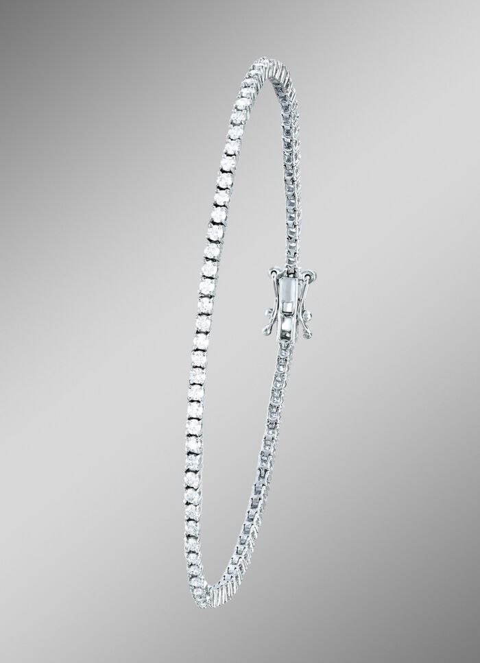 Hochwertiges Wei&szlig;gold Armband mit Brillanten 