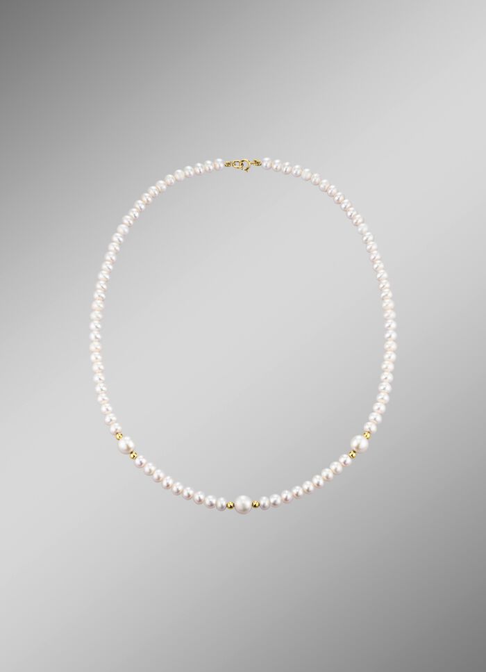 Halskette mit S&uuml;sswasser-Zuchtperlen 