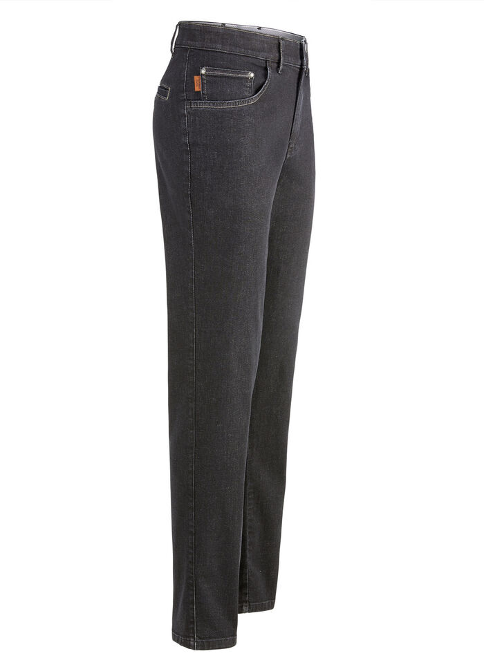 «Francesco Botti»-Jeans mit Dehnbund in 3 Farben ANTHRAZIT
