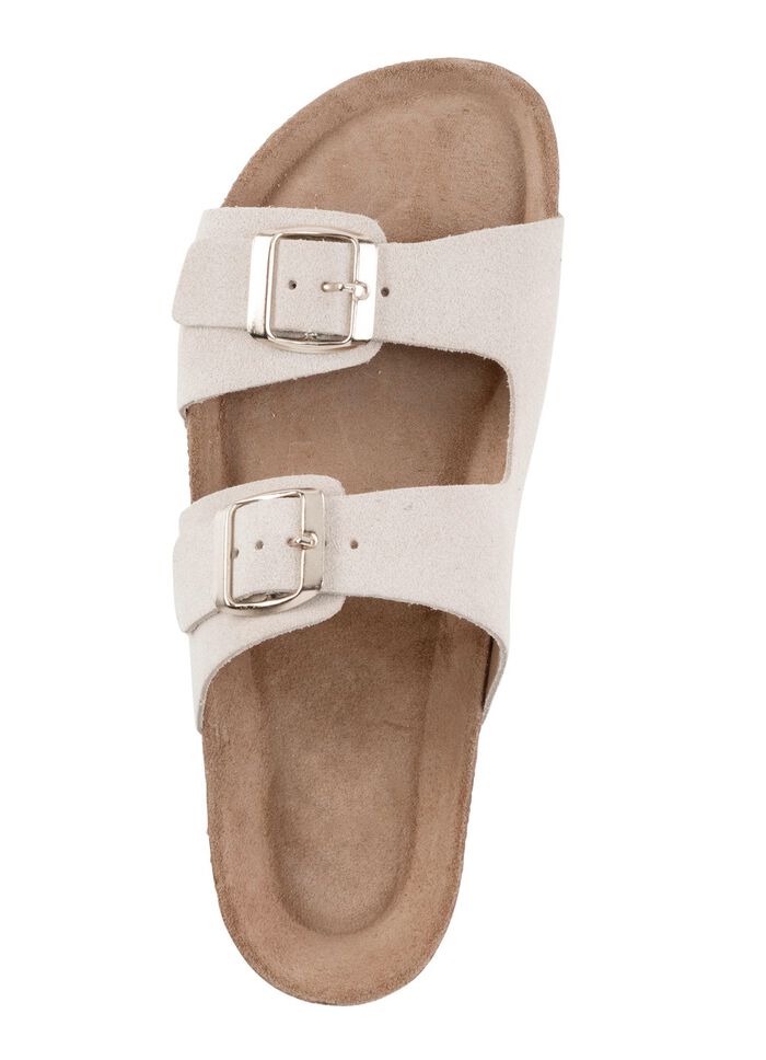 ELENA EDEN, bequeme Damen-Pantoletten, Weite H, aus Leder 